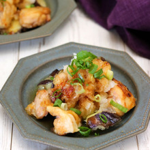 鶏もも肉と茄子のおろしポン酢。