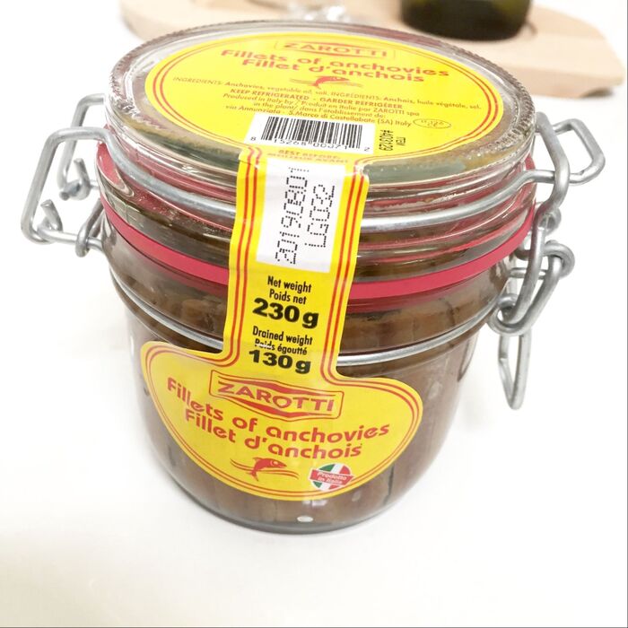 コストコのアンチョビフィレがおすすめ!瓶も可愛い♪