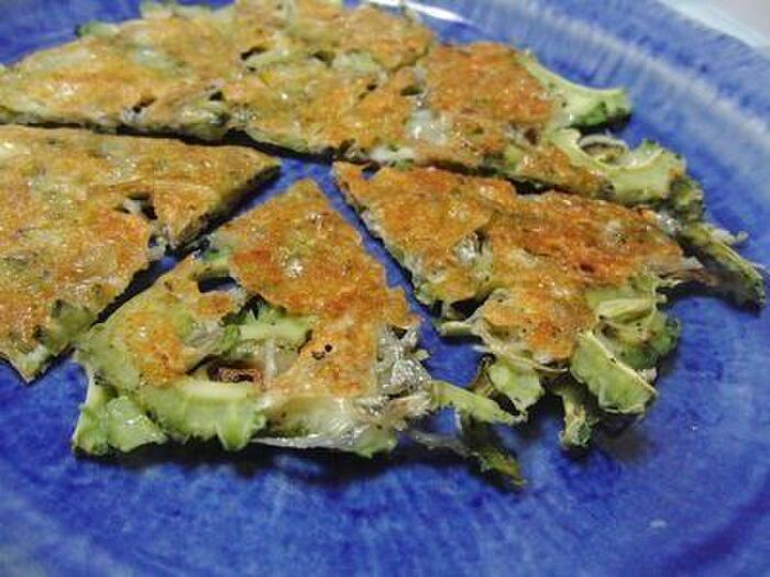 材料3つ☆ ゴーヤとじゃこのチーズ焼き
