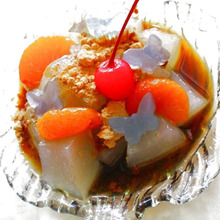 葛餅って毎日作れるほど意外に簡単!青い蝶舞う!ぷるるん葛餅黒蜜きなこがけ