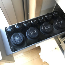 調味料収納は厚紙1枚でスッキリ!
