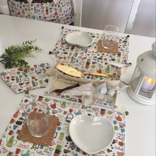 100均 てぬぐい de ティータイムグッズ6点♪