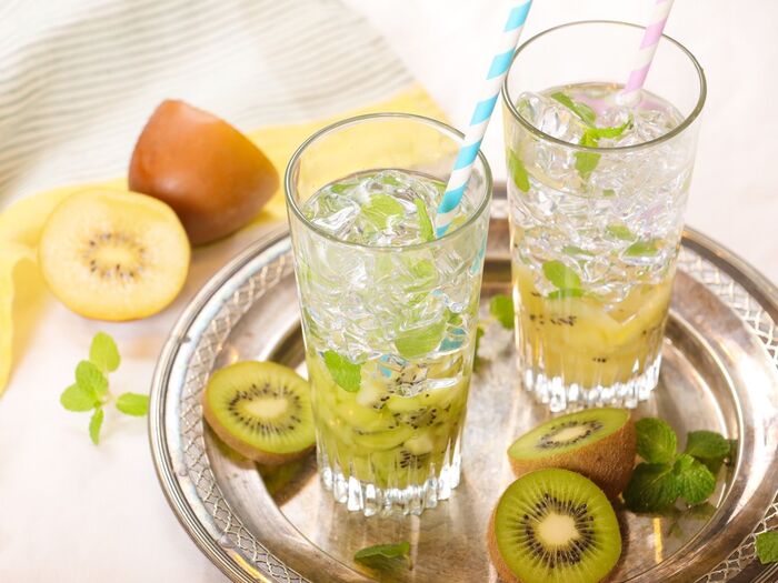 ソルティキウイジュースの完成です!