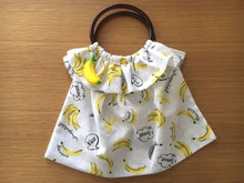 100均のてぬぐいを切らずに出来るミニバッグの作り方