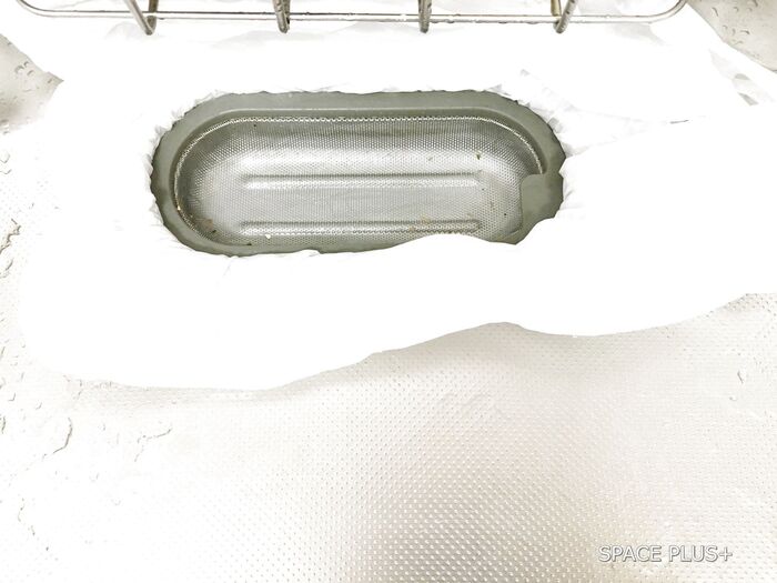 レジ袋で栓ができる