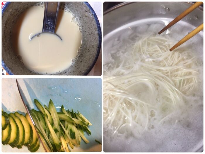 麺とつゆを作る