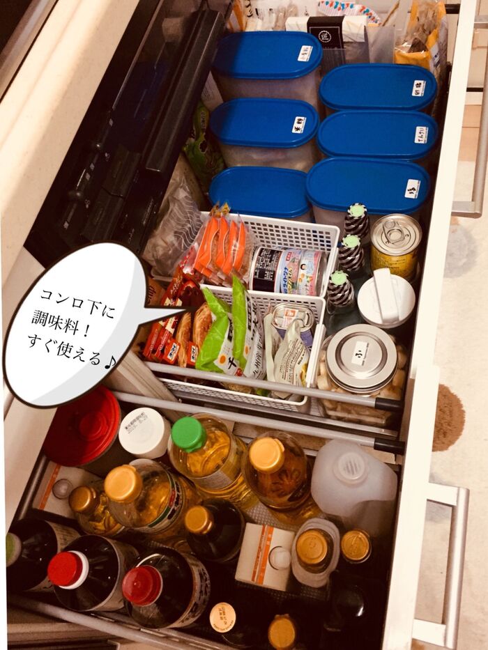 使う場所に近い所にモノを置く。