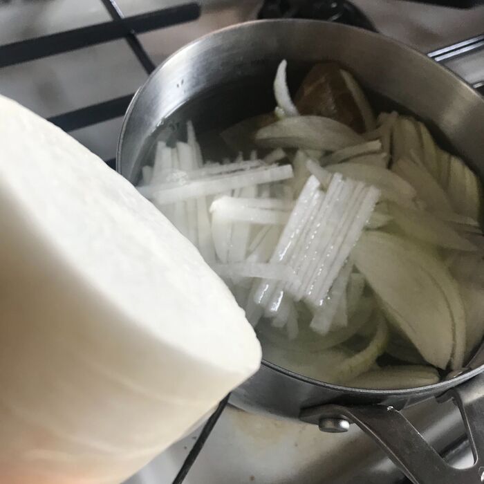 この日は大根も