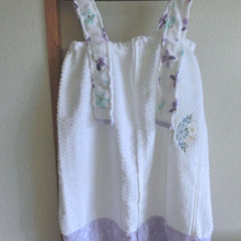 バスタオル1枚と普通のタオル2枚で☆ 湯上りタオルワンピース