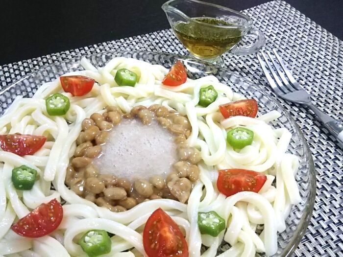 ♥ナットリア・イタリアーノ♥ トリプロネバネバうどん