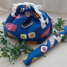 キャンドゥ/てぬぐいで簡単!お弁当&箸袋