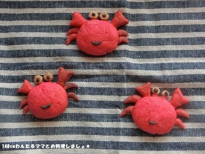 簡単★カニのデコクッキー