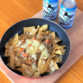 ボンカレーで秒速おつまみ♪ チーズカレーナチョス