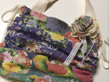 100均 てぬぐい de 大きさ自在バッグ♪