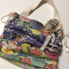 100均 てぬぐい de 大きさ自在バッグ♪