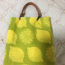 手拭い一枚で仕切りありミニバッグ