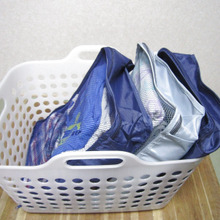 旅行中も快適!『ダイソー:トラベル収納ケース』&『カインズ・ソフトバスケット』