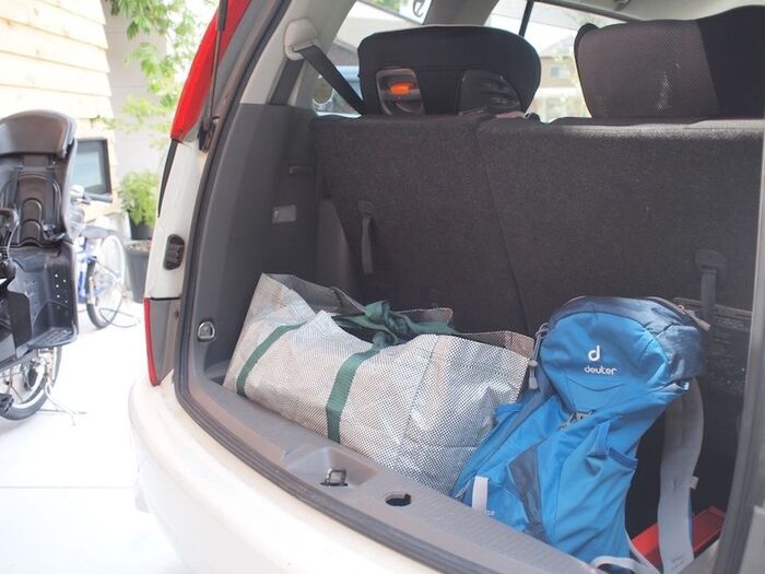 車の荷台にもフィットします