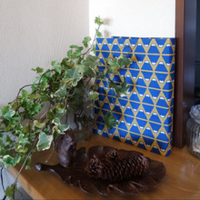 手ぬぐいで切らずに作れるA4リングファイルカバー