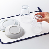 テレビ東京WBS【トレたま】で紹介!吸水速乾性抜群の『水切りマット』。清潔感溢れる白色が登場!