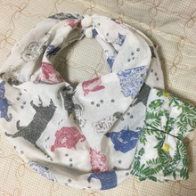 手拭いで夏の冷え対策&簡易マイバッグ