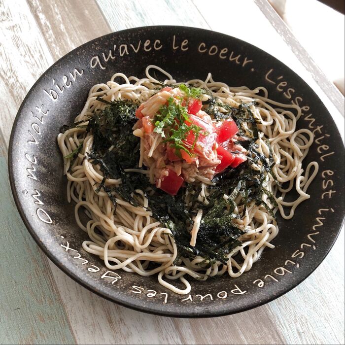 火、包丁、ナシ!子供にお任せランチ!!ツナトマそば