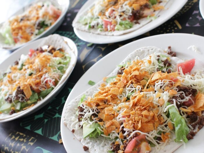 簡単!おいしい!タコスランチ。隠し味はあのスナック菓子で