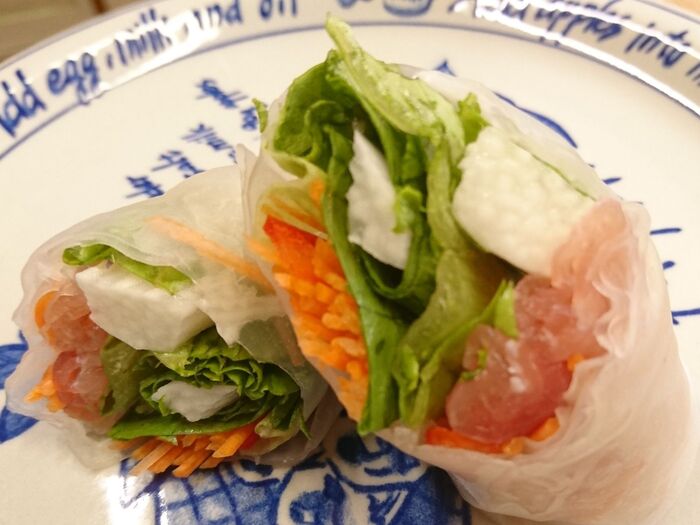 *ネバネバ春巻き*なにげに夏バテ対策