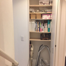 棚を追加してすっきりリビング収納