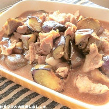 簡単★豚肉とたっぷりナスの柔らか煮
