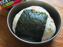 酢飯でガパオライスおにぎり