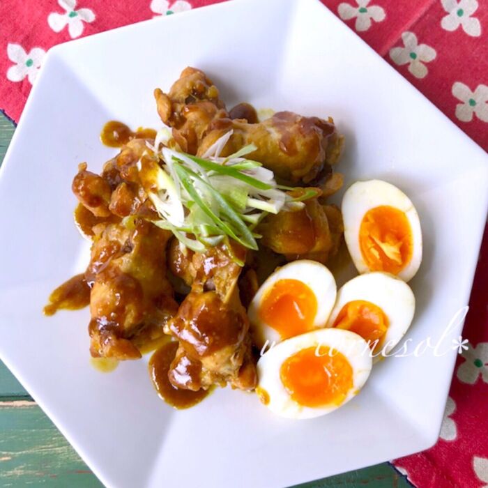 【ほったらかしメニュー】約20分で作れる‼手羽元のほったらかしカレー煮