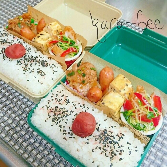 母とムスコのラブラブおソロ♡四川風ピリ辛麻婆チキン弁当