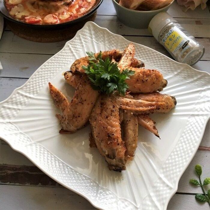 味付けはたったの一つ!夏なのでさっぱりさわやか手羽先グリル