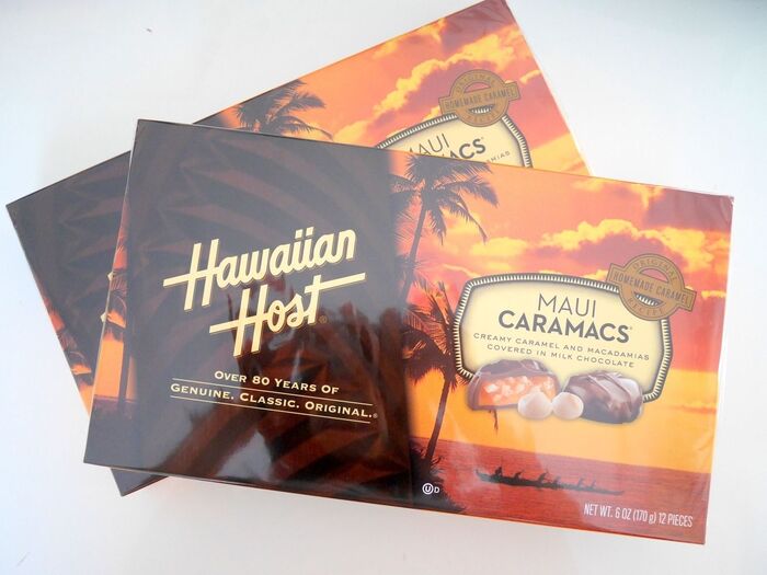 ハワイアンホーストのマカデミアナッツチョコレート　どんなパッケージ？？