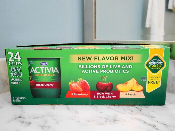 1個あたり約45円!!ダノンのActivia Probiotic Yogurt