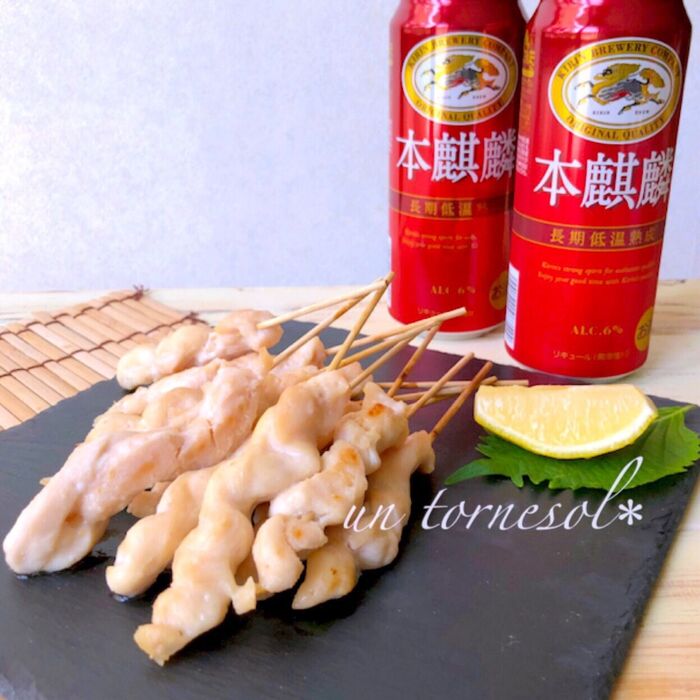 ビールと一緒に❤