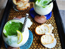 野菜の王様♡モロヘイヤ・バナナヨーグルトスムージー【するりとイケレピ2018年金魚ベスト10】