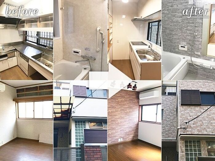 500万円あれば戸建てでもフルリフォームが可能。1,000万円あれば外構も一新