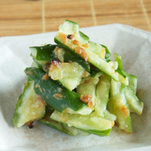 材料3つ 火を使わない! たたききゅうりの焼き味噌和え