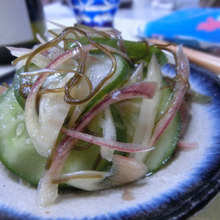 材料4つ☆ 箸休めに♪ きゅうりと茗荷の塩昆布和え