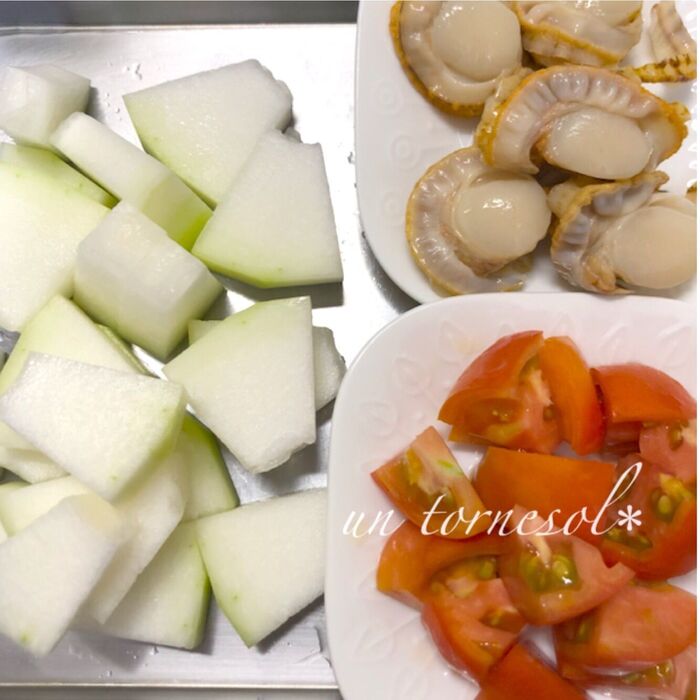 ①全部大きさを合わせて!