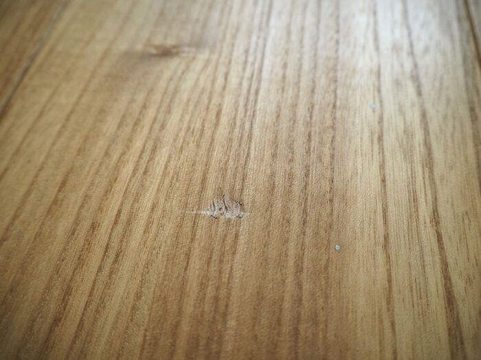 無垢材に傷が付いてしまったら?