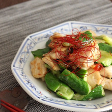 簡単美味しいきゅうりと鶏肉のスタミナ炒め/食材2つ