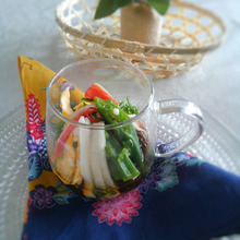 夏バテに効く!もずくのピリ辛★ネバネバ素麺風