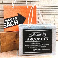 100均だけで便利で丈夫な☆紙袋風スクエアバッグ☆