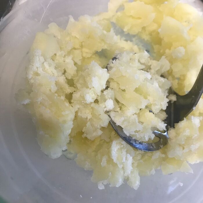 ④コロッケ具材の完成