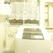 洗面所★ダイソーで窓の防犯対策と目隠し