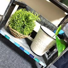 100均すのこで小さなベンチ♡