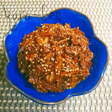 作りおきにも◎ご飯が進む!牛ごぼうと新生姜の中華風佃煮